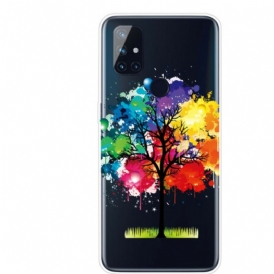 Cover OnePlus Nord N10 Albero Dell'acquerello Senza Soluzione Di Continuità