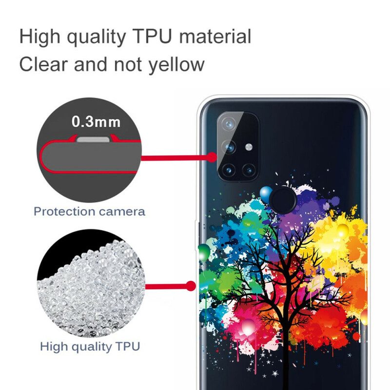 Cover OnePlus Nord N10 Albero Dell'acquerello Senza Soluzione Di Continuità