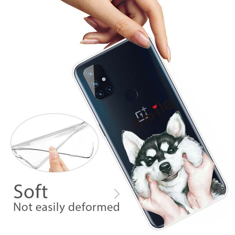 Cover OnePlus Nord N10 Cane Sorridente