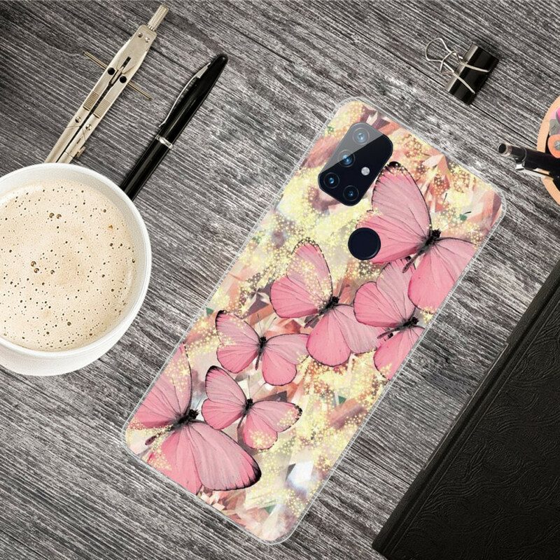 Cover OnePlus Nord N10 Farfalle Farfalle