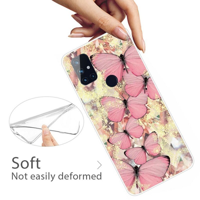 Cover OnePlus Nord N10 Farfalle Farfalle