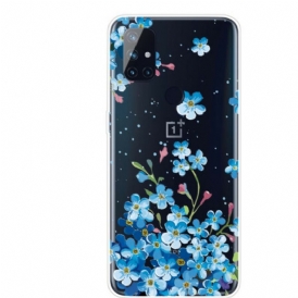 Cover OnePlus Nord N10 Fiori Blu