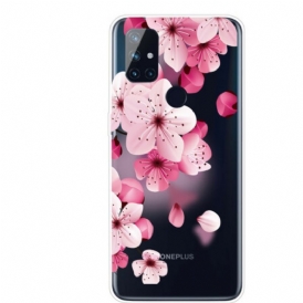 Cover OnePlus Nord N10 Piccoli Fiori Rosa