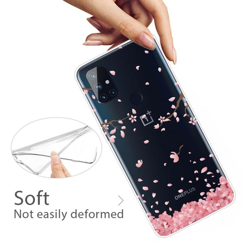 Cover OnePlus Nord N10 Rami Fioriti
