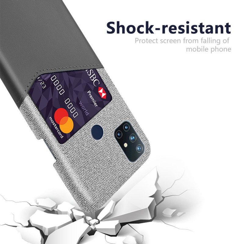 Cover OnePlus Nord N10 Titolare Della Carta Ksq
