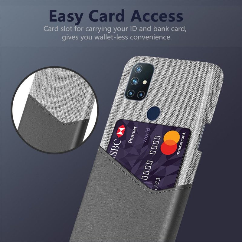 Cover OnePlus Nord N10 Titolare Della Carta Ksq