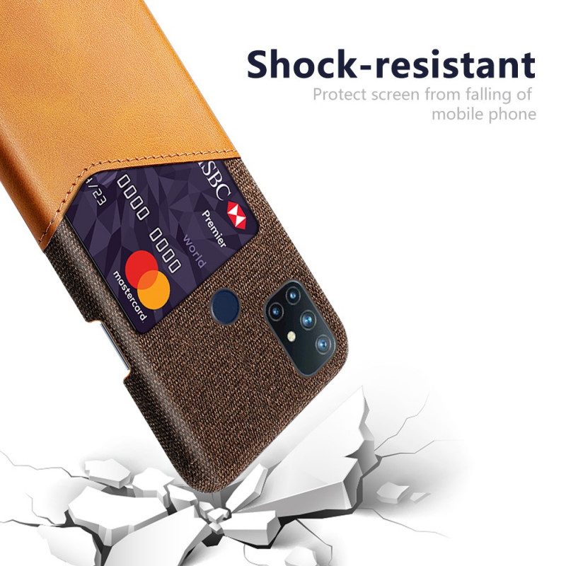 Cover OnePlus Nord N10 Titolare Della Carta Ksq