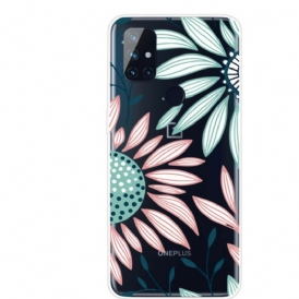 Cover OnePlus Nord N10 Un Fiore Trasparente