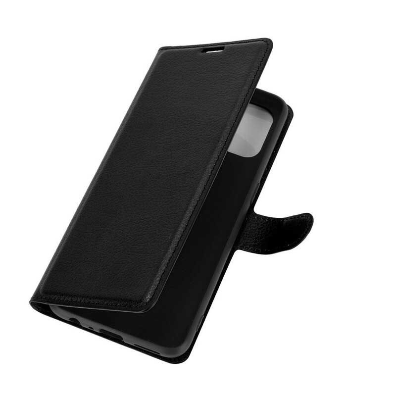 Custodia in pelle OnePlus Nord N10 Classico Effetto Litchi