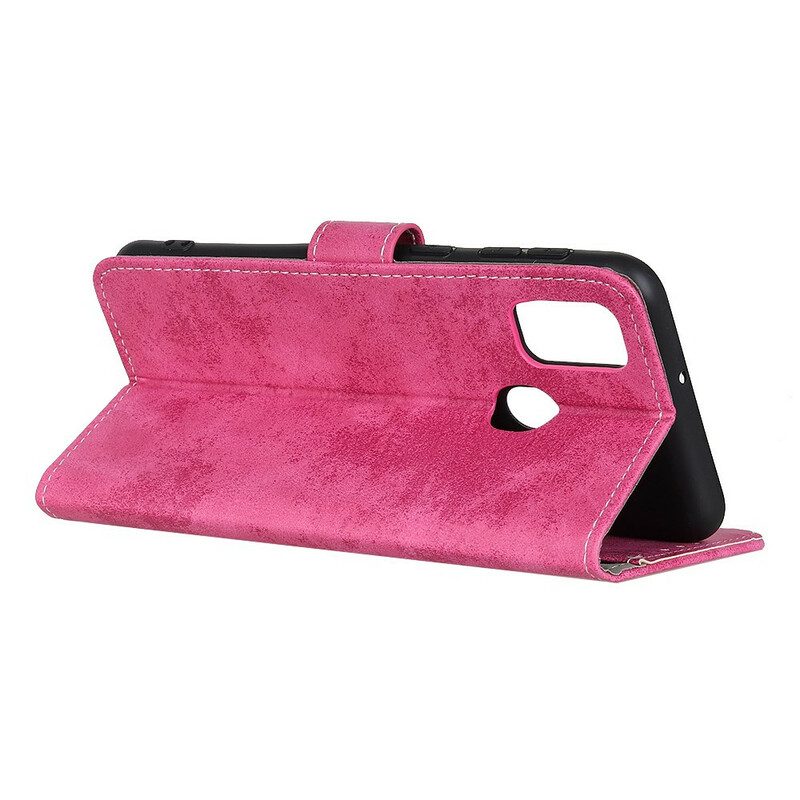 Custodia in pelle OnePlus Nord N10 Ecopelle Vintage