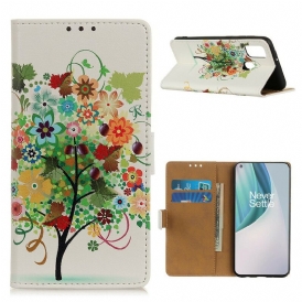 Folio Cover OnePlus Nord N10 Albero In Fiore