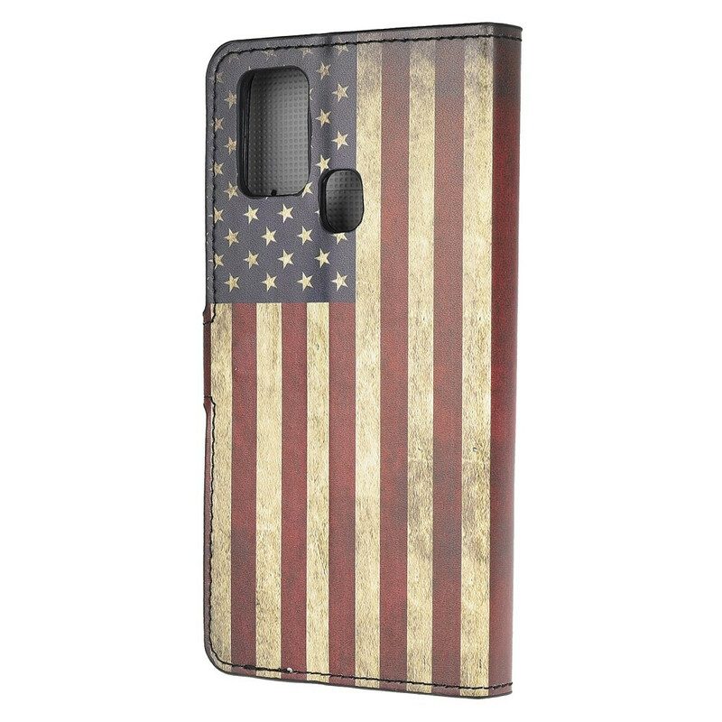 Folio Cover OnePlus Nord N10 Bandiera Americana