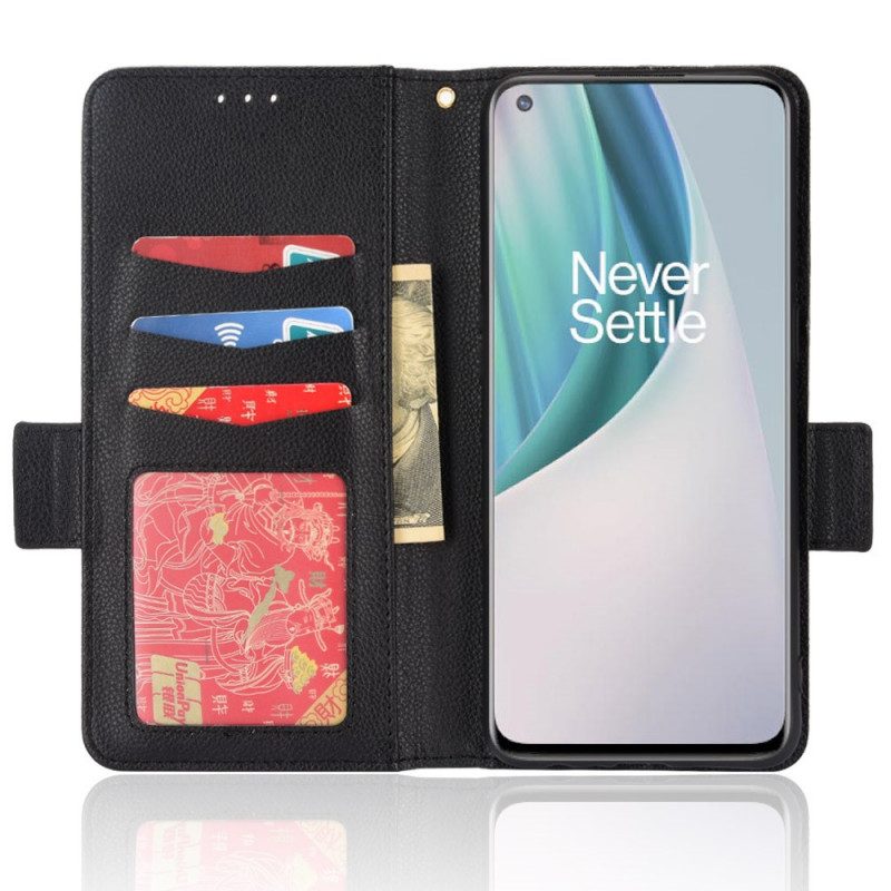 Folio Cover OnePlus Nord N10 Custodia in pelle Flap Doppio Nuovi Colori