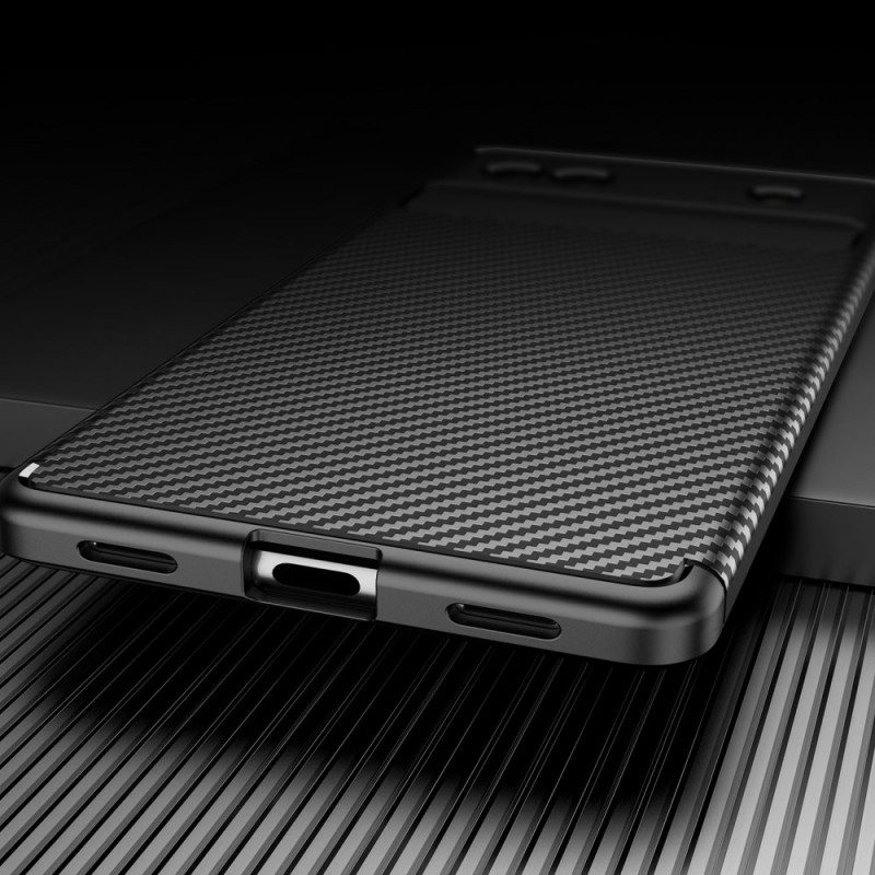 Cover Google Pixel 6A Fibra Di Carbonio Flessibile