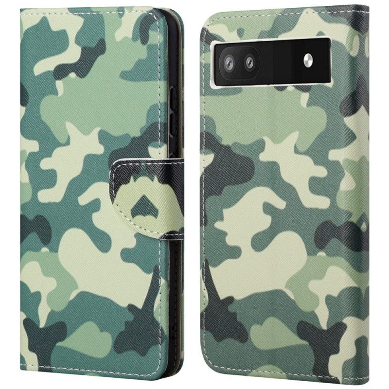 Custodia in pelle Google Pixel 6A Camuffare