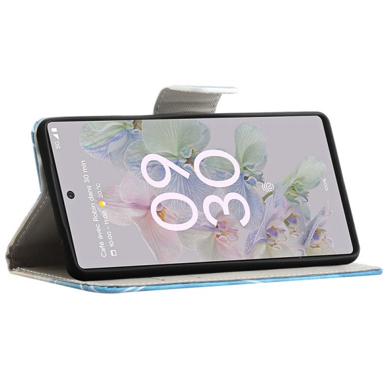 Custodia in pelle Google Pixel 6A Camuffare