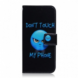 Custodia in pelle Google Pixel 6A Emoji Non Toccare Il Mio Telefono