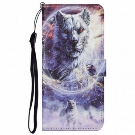 Custodia in pelle Google Pixel 6A Lupi Perizoma