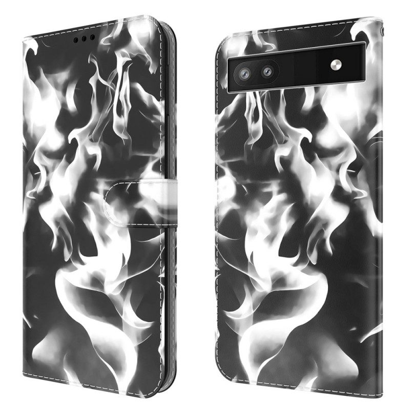 Custodia in pelle Google Pixel 6A Modello Astratto
