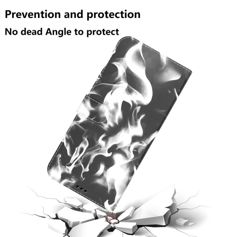 Custodia in pelle Google Pixel 6A Modello Astratto