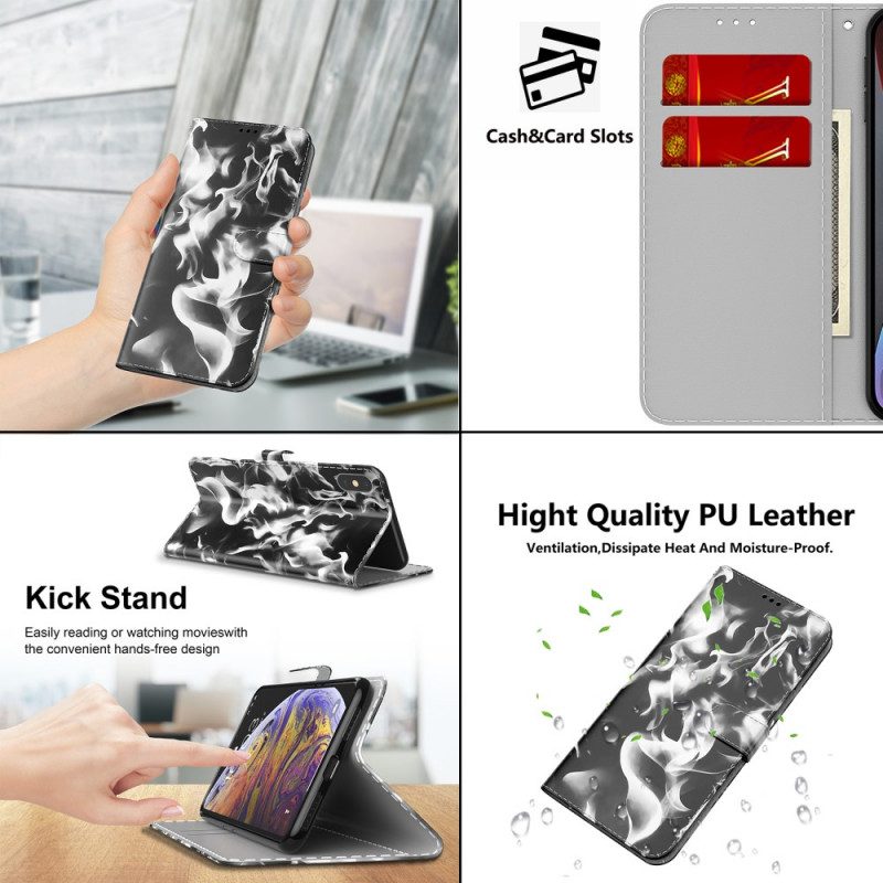 Custodia in pelle Google Pixel 6A Modello Astratto