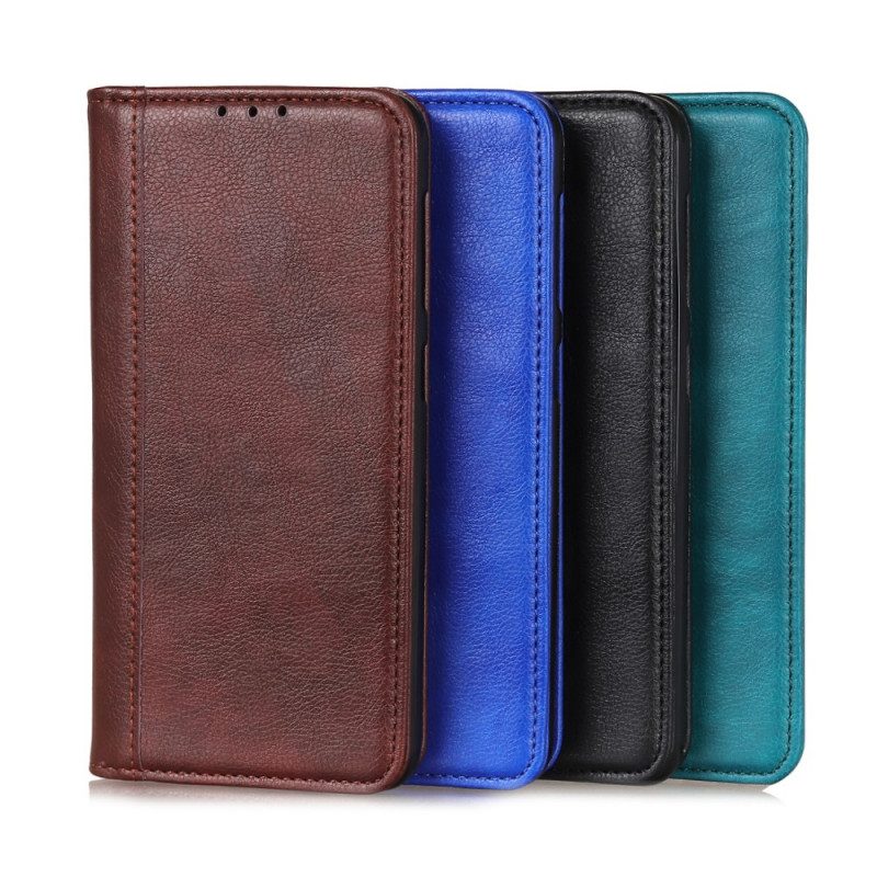 Folio Cover Google Pixel 6A Custodia in pelle Elegante Pelle Crosta