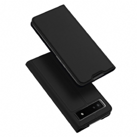 Folio Cover Google Pixel 6A Custodia in pelle Serie Skin Pro Dux Ducis