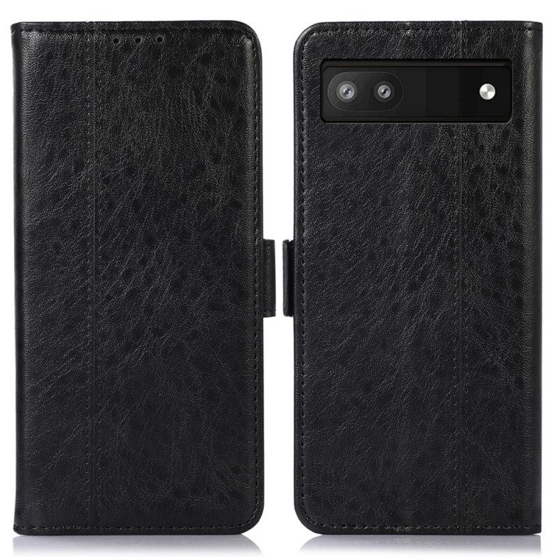 Folio Cover Google Pixel 6A Ecopelle Discreta