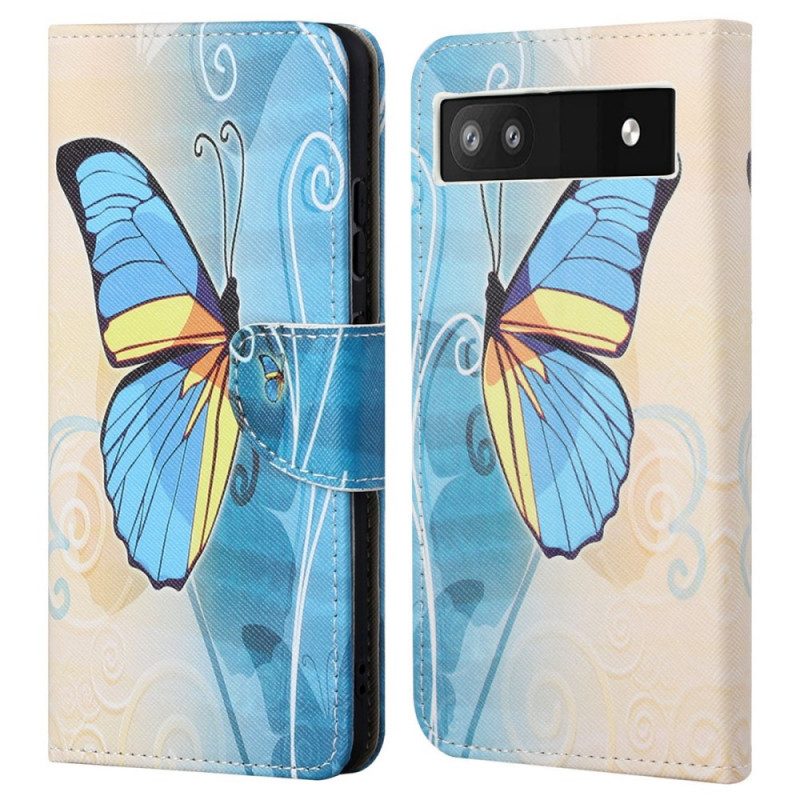 Folio Cover Google Pixel 6A Farfalla