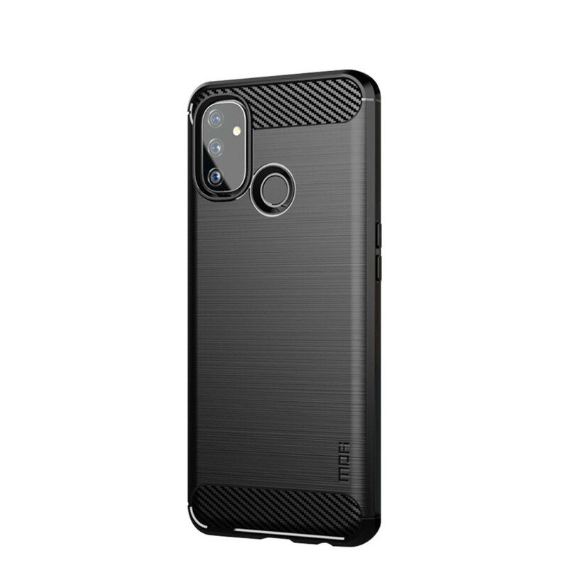 Cover OnePlus Nord N100 Fibra Di Carbonio Spazzolata Mofi