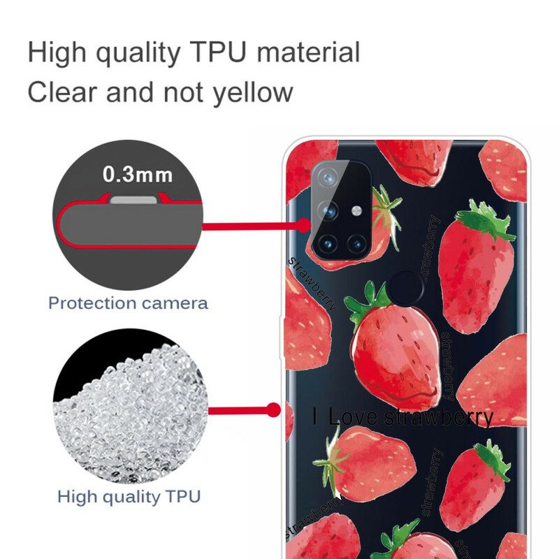 Cover OnePlus Nord N100 Fragole / Amo La Fragola