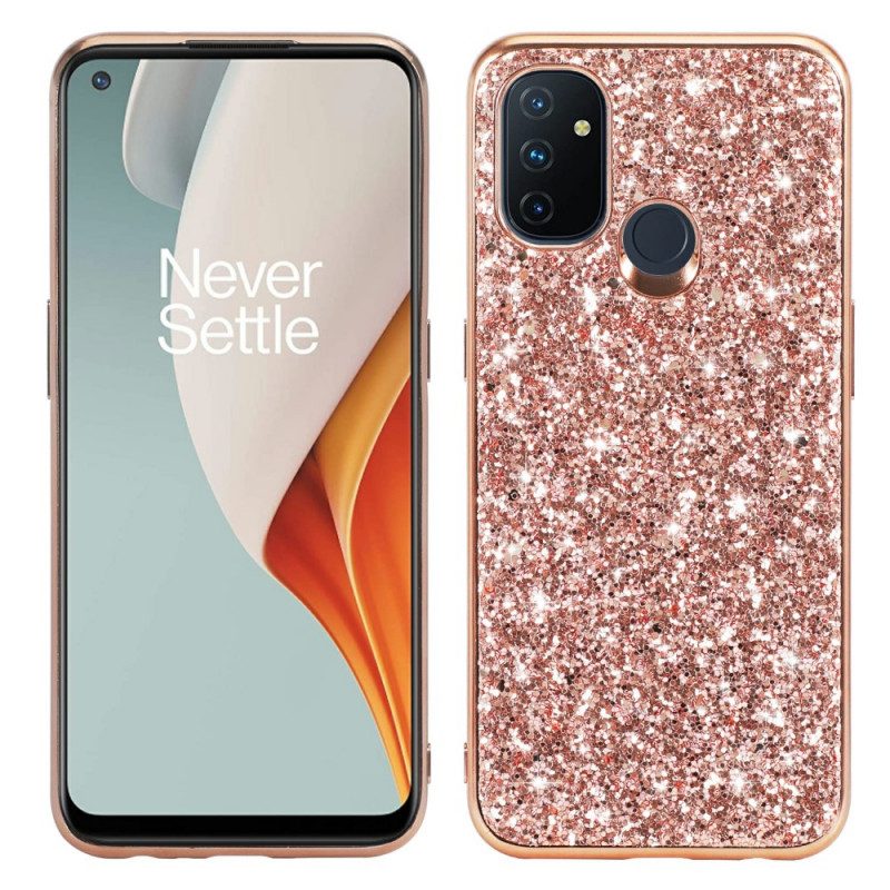 Cover OnePlus Nord N100 Ibrido Glitterato