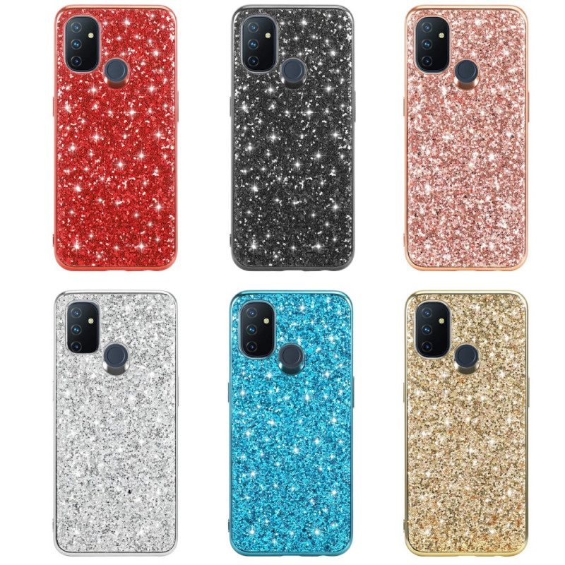 Cover OnePlus Nord N100 Ibrido Glitterato