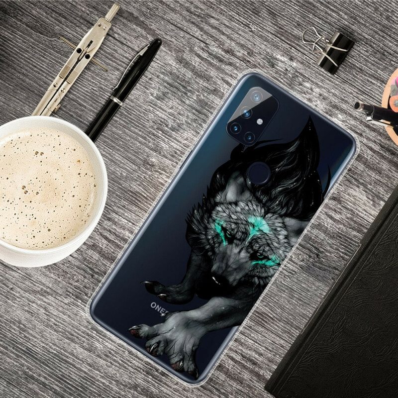 Cover OnePlus Nord N100 Lupo Grafico