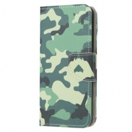Custodia in pelle OnePlus Nord N100 Camuffamento Militare