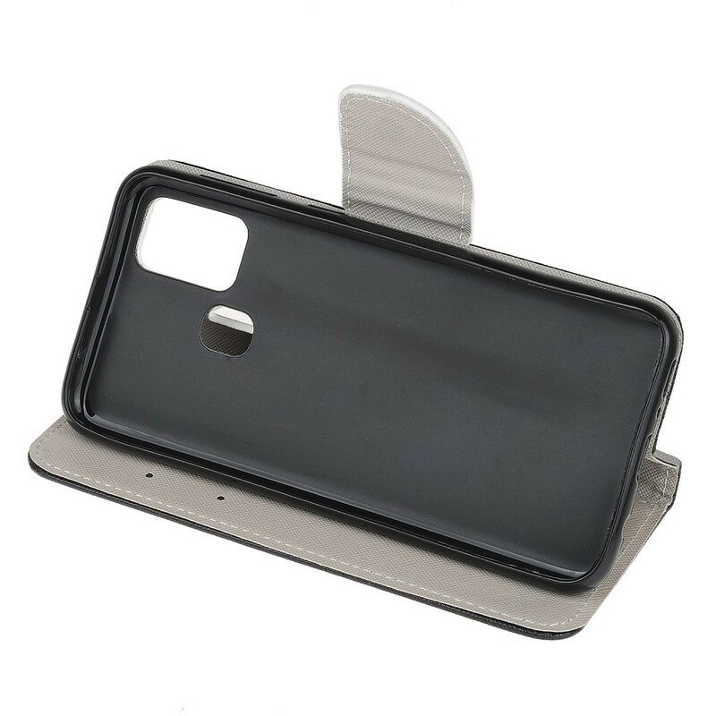 Custodia in pelle OnePlus Nord N100 Camuffamento Militare