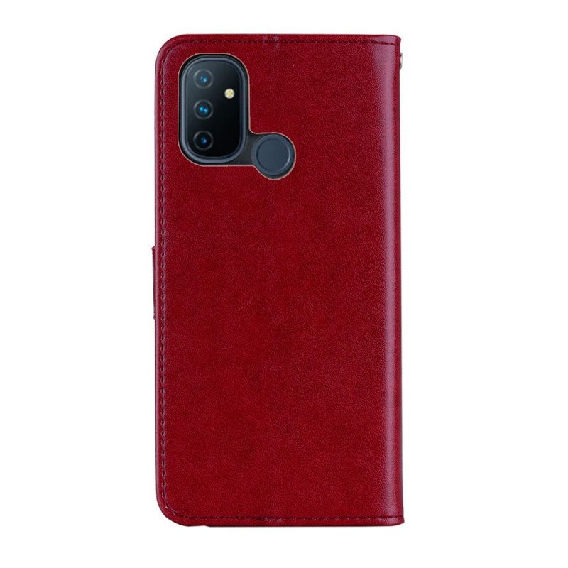 Folio Cover OnePlus Nord N100 Mandala E Fascino Del Gufo