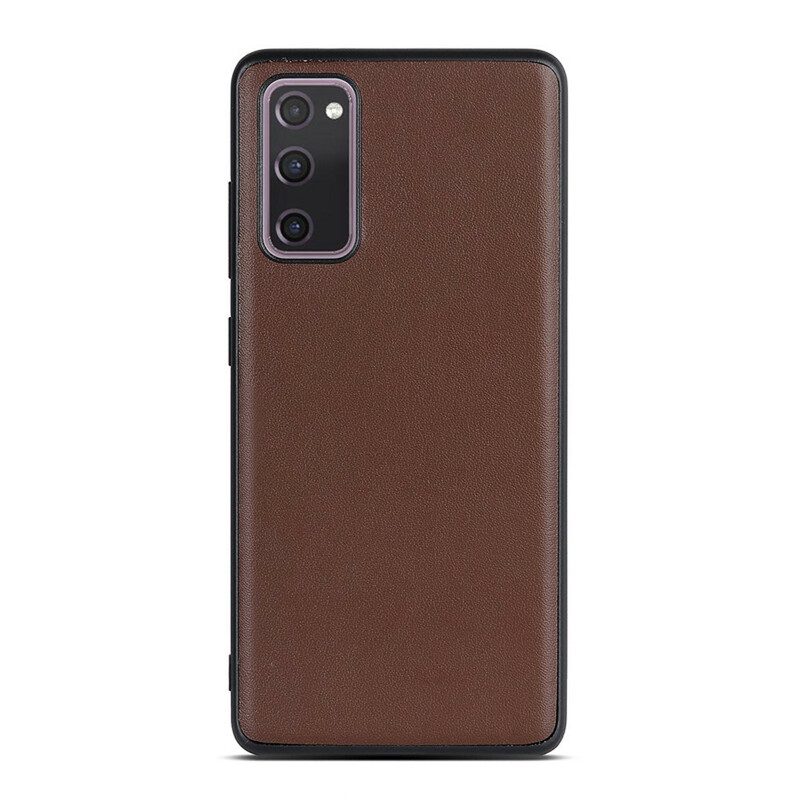 Cover Samsung Galaxy S20 FE Affari In Vera Pelle