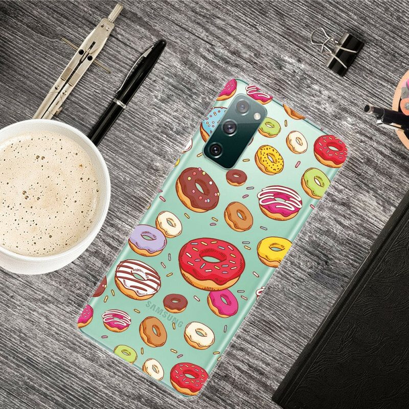 Cover Samsung Galaxy S20 FE Amo Le Ciambelle
