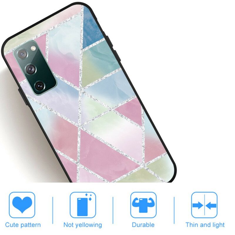 Cover Samsung Galaxy S20 FE Geometria Del Marmo
