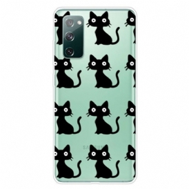 Cover Samsung Galaxy S20 FE Più Gatti Neri