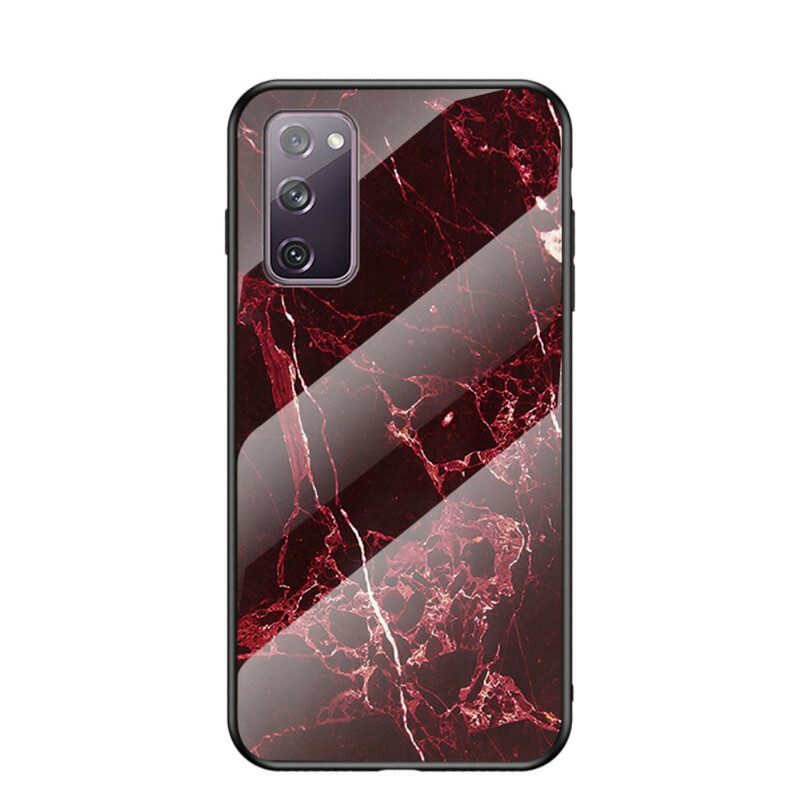 Cover Samsung Galaxy S20 FE Vetro Temperato Di Colore Premium
