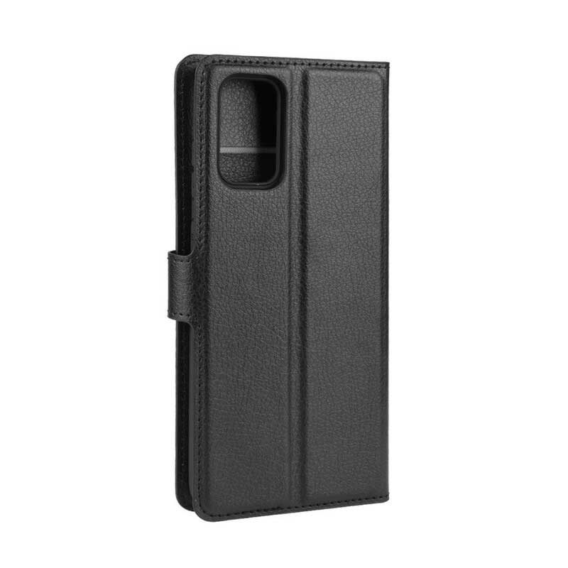 Custodia in pelle Samsung Galaxy S20 FE Classica Ecopelle Litchi