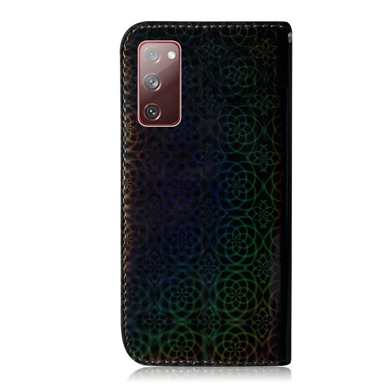 Custodia in pelle Samsung Galaxy S20 FE Colore Puro