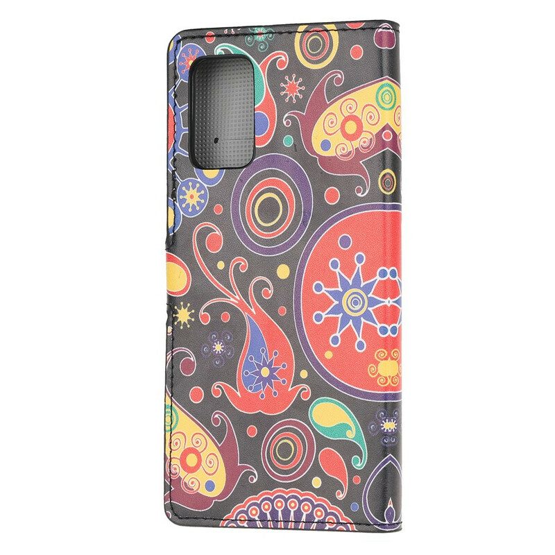 Custodia in pelle Samsung Galaxy S20 FE Disegno Della Galassia