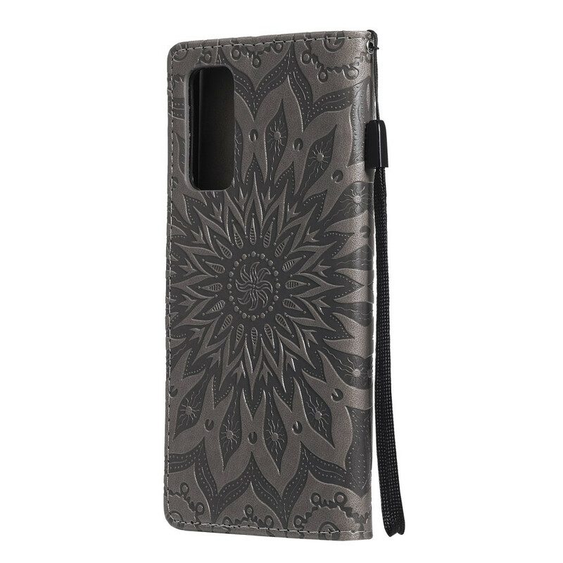 Custodia in pelle Samsung Galaxy S20 FE Fiore Del Sole