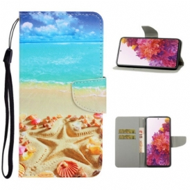 Custodia in pelle Samsung Galaxy S20 FE Spiaggia Del Cordino