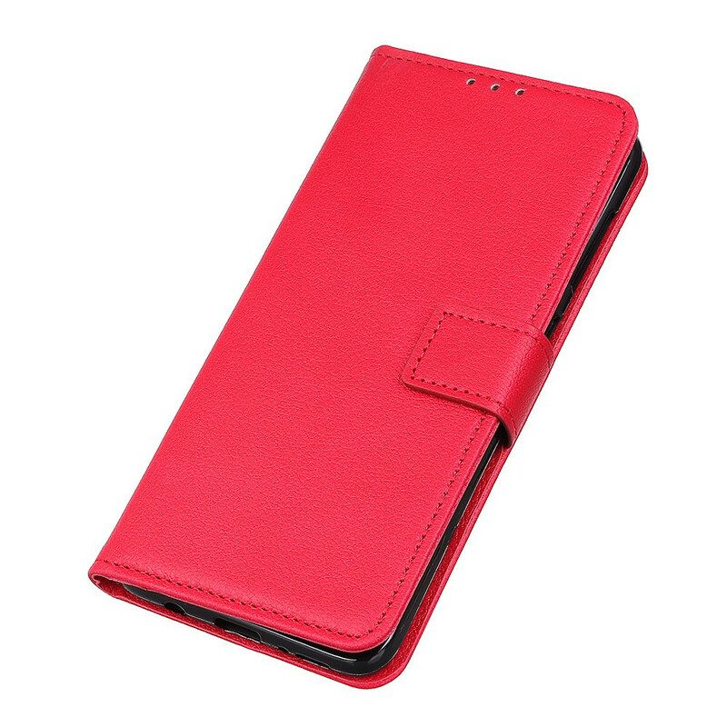 Folio Cover Samsung Galaxy S20 FE Trama Di Litchi