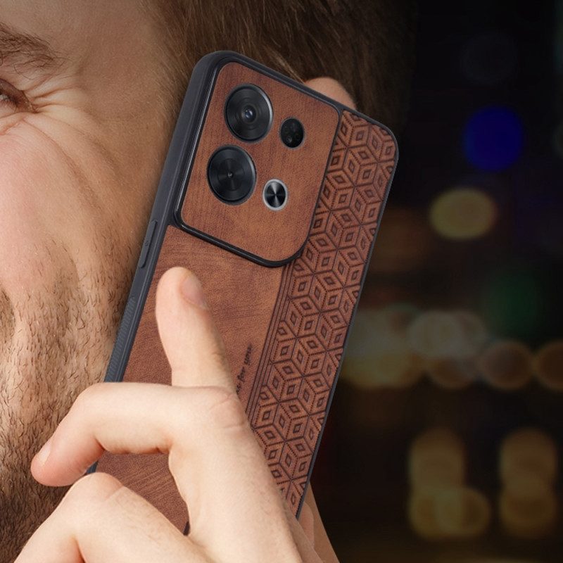 Cover Oppo Reno 8 Pro Azns Effetto Pelle
