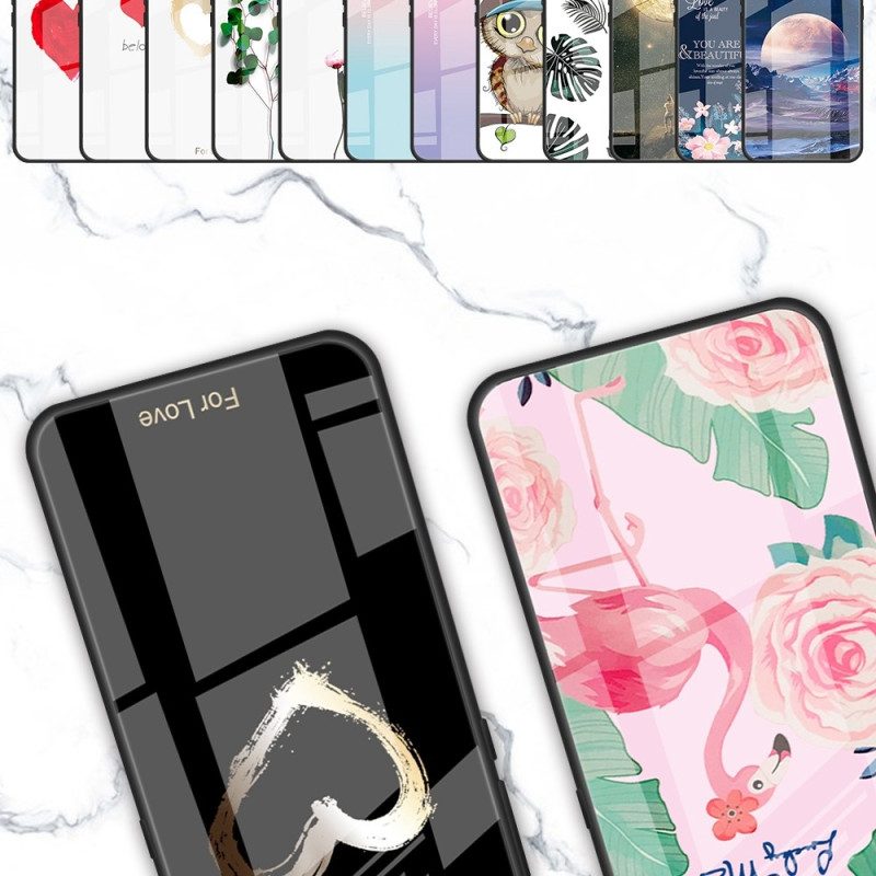 Cover Oppo Reno 8 Pro Cuore In Vetro Temperato